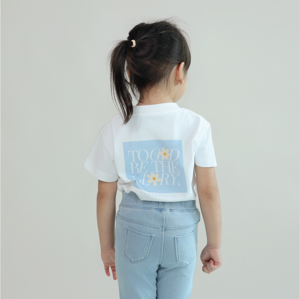 To God Be The Glory Kids Tee by Grace Label