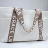 Tas Tote Besar Grace Label - Beige