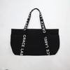 Grace Label Large Tote Bag - Black