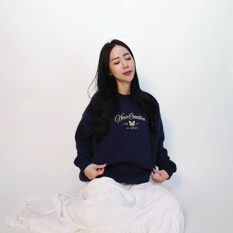 Crewneck Unisex Ciptaan Baru di Kristus