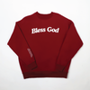 Kaos Unisex Bless God Crewneck